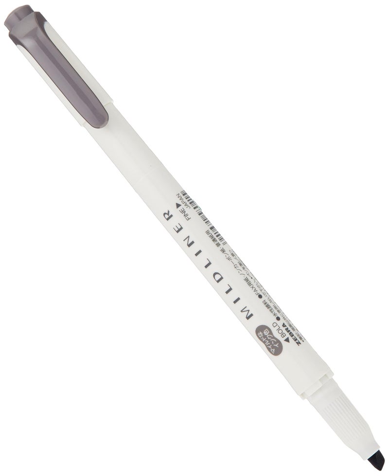 Zebra Pen Mildliner Dual-Tip Highlighter Marker Set, Broad and Fine Tips, No Bleed, Ideal for Bible Highlighting, Journaling and Note-Taking, Fluorescent and Cool Ink Colors, 10-Pack (78101) - Image 2