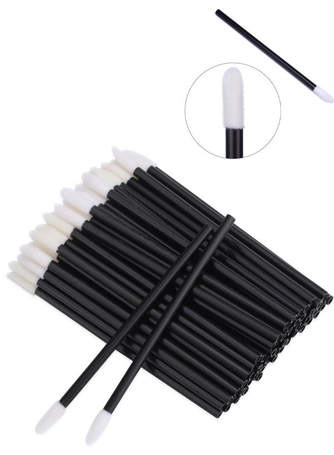 100 قطعة من أدوات وضع ملمع الشفاه للاستخدام مرة واحدة، وعصي أحمر الشفاه، وأداة وضع المكياج، وفرشاة الشفاه - Image 1