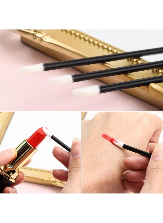100 قطعة من أدوات وضع ملمع الشفاه للاستخدام مرة واحدة، وعصي أحمر الشفاه، وأداة وضع المكياج، وفرشاة الشفاه - Image 3