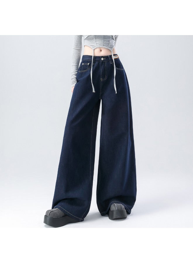 EPTISON Loose Fit Wide Leg Jeans For Women - 2025 Summer Fashion High Waisted Flared Pants With Floor-length Hem - Image 3