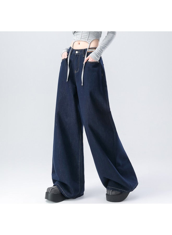EPTISON Loose Fit Wide Leg Jeans For Women - 2025 Summer Fashion High Waisted Flared Pants With Floor-length Hem - Image 5