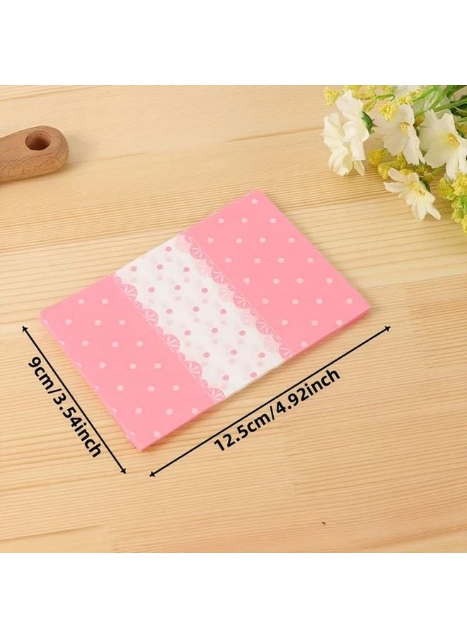 400pcs Assorted Color Wax Paper Candy Wrappers Pastel Floral Polka Dot Designs For Treats - Image 4