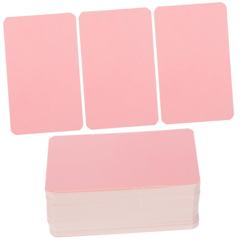 100pcs Blank Business Cards for DIY Planning Portable Easy to Carry Assorted Colors - Image 2