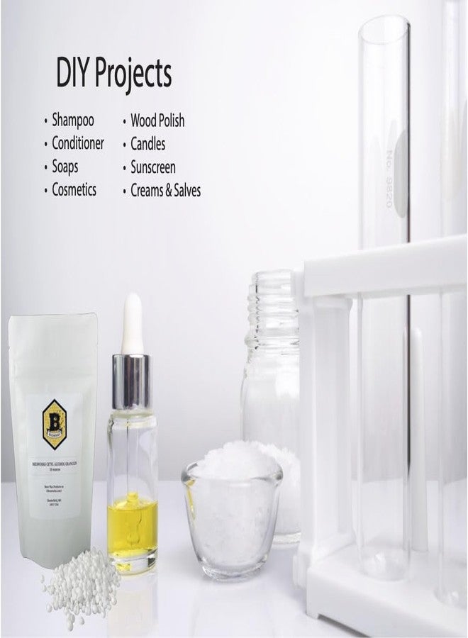 Beesworks Cetyl Alcohol 10 Ounces (0.625 lbs) | 100% Pure Cetyl Alcohol Granules for DIY Soaps, Lotions, Conditioners and Creams - Image 4