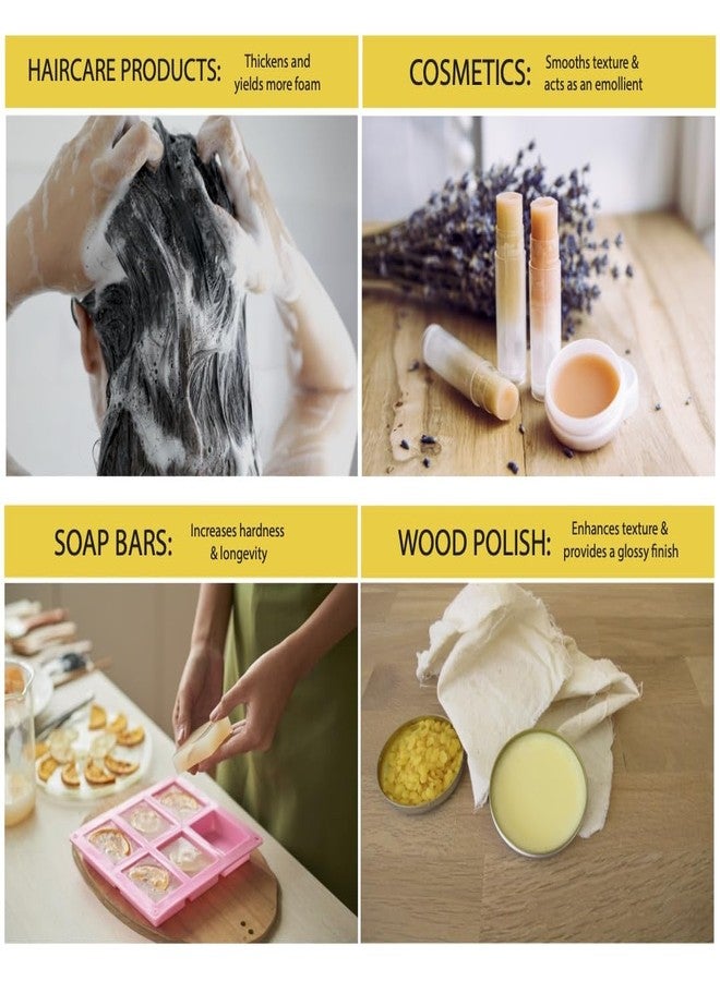 Beesworks Cetyl Alcohol 10 Ounces (0.625 lbs) | 100% Pure Cetyl Alcohol Granules for DIY Soaps, Lotions, Conditioners and Creams - Image 3