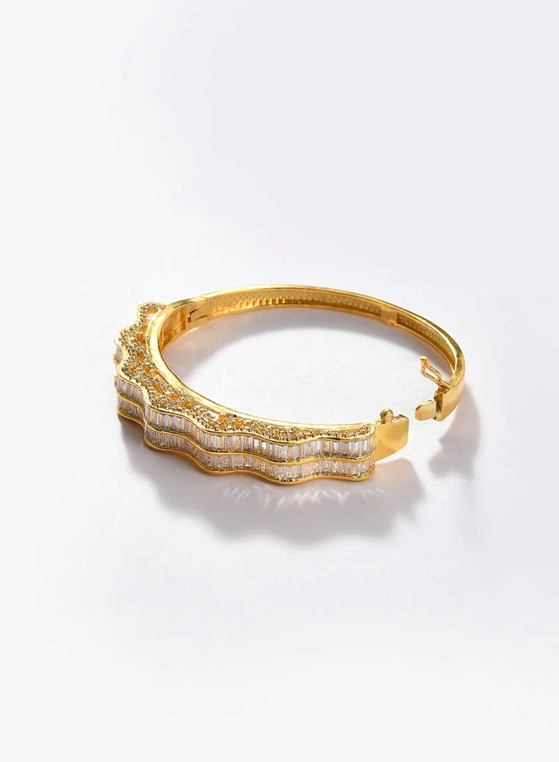 SOHI Stone Studded Bangle Artificial Bracelet Jewellery