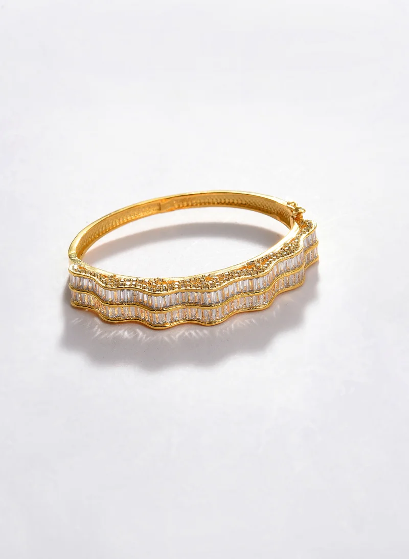 SOHI Stone Studded Bangle Artificial Bracelet Jewellery