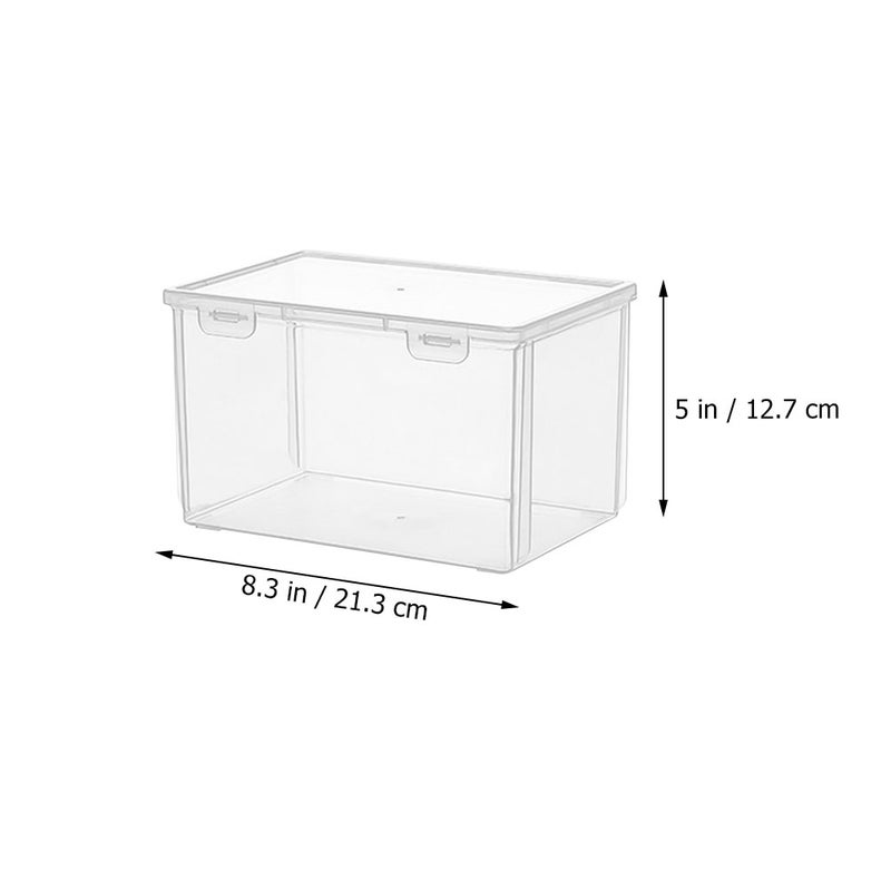 2pcs Transparent Keep Box Bread Loaf Storage Container Food Container Bread Storage Box - Image 2