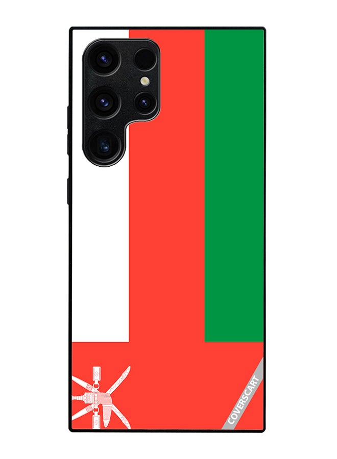 COVERSCART Protective Case Cover For Samsung Galaxy S24 Ultra Oman Flag Design Multicolour