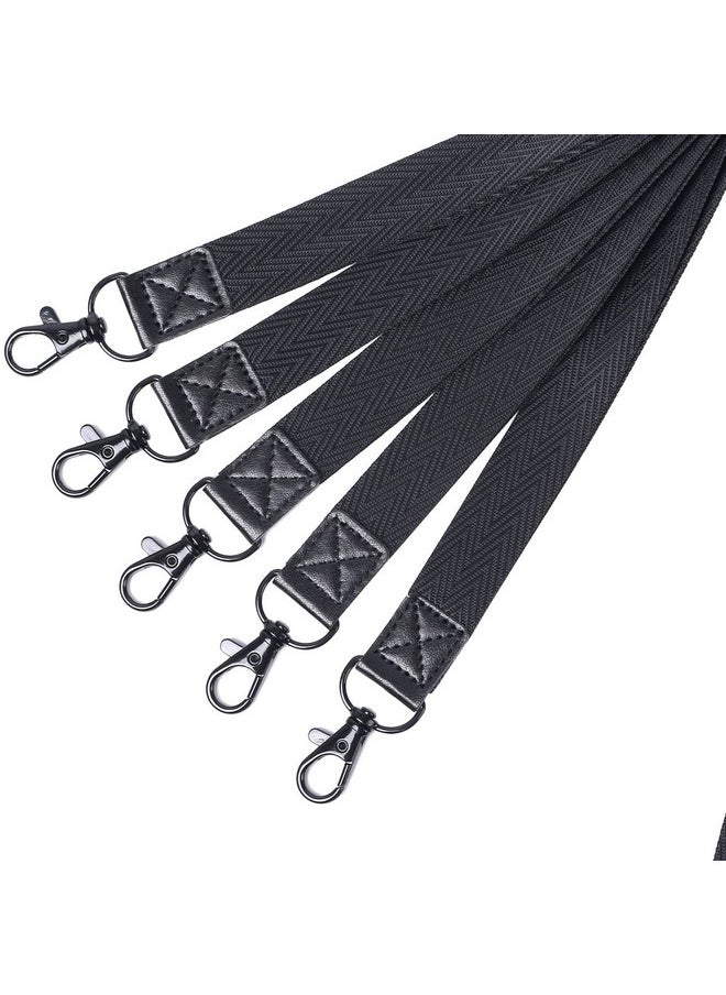 Lanyards 5 Pack Black Lanyard For Id Badge Holder Neck Office Lanyards For Keys Cruise Id Card Cute Lanyard Keychain - pzsku/Z14E512D5773E5E360018Z/45/_/1720701608/4f990bc8-a381-44a4-920a-664d7d9aaecf