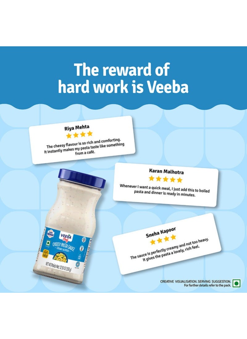 Veeba Creamy Alfredo Cheese Pasta Sauce - Image 4