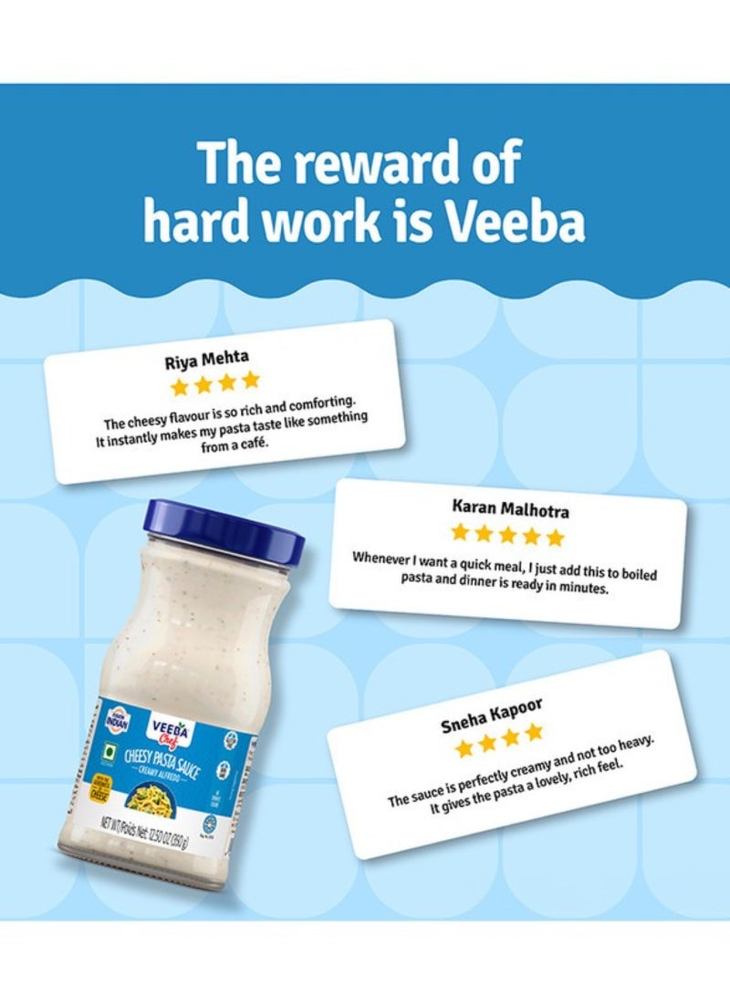 Veeba Creamy Alfredo Cheese Pasta Sauce - Image 4