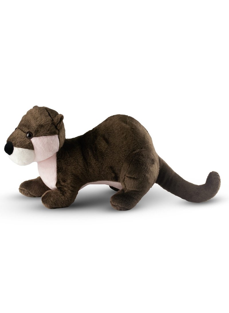 MAD TOYS Otter Cuddly Plush Animal Stuffed Toys Brown Cute Sea Creature Soft Toys - Image 2