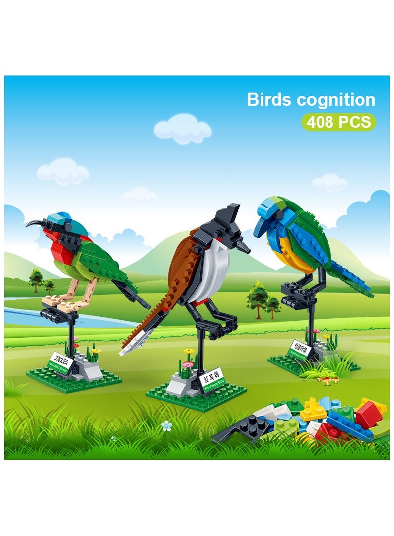 BanBao مجموعة طوب الطيور من بانباو 408 قطعة | مجموعة ألعاب تعليمية | مجموعة طوب للبناء لتطوير عقل الطفل - Image 2