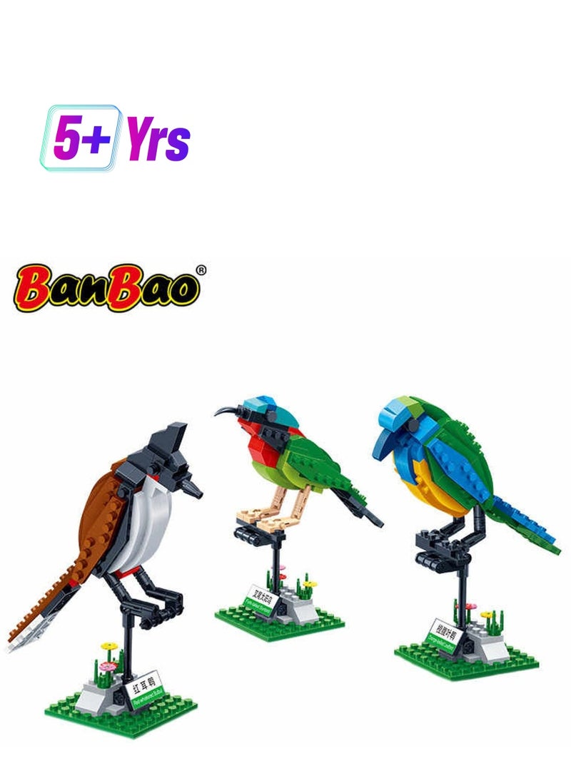 BanBao مجموعة طوب الطيور من بانباو 408 قطعة | مجموعة ألعاب تعليمية | مجموعة طوب للبناء لتطوير عقل الطفل - Image 1