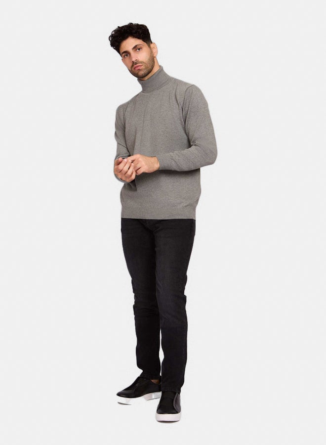 DALYDRESS Men Regular Fit Pullover - Grey 