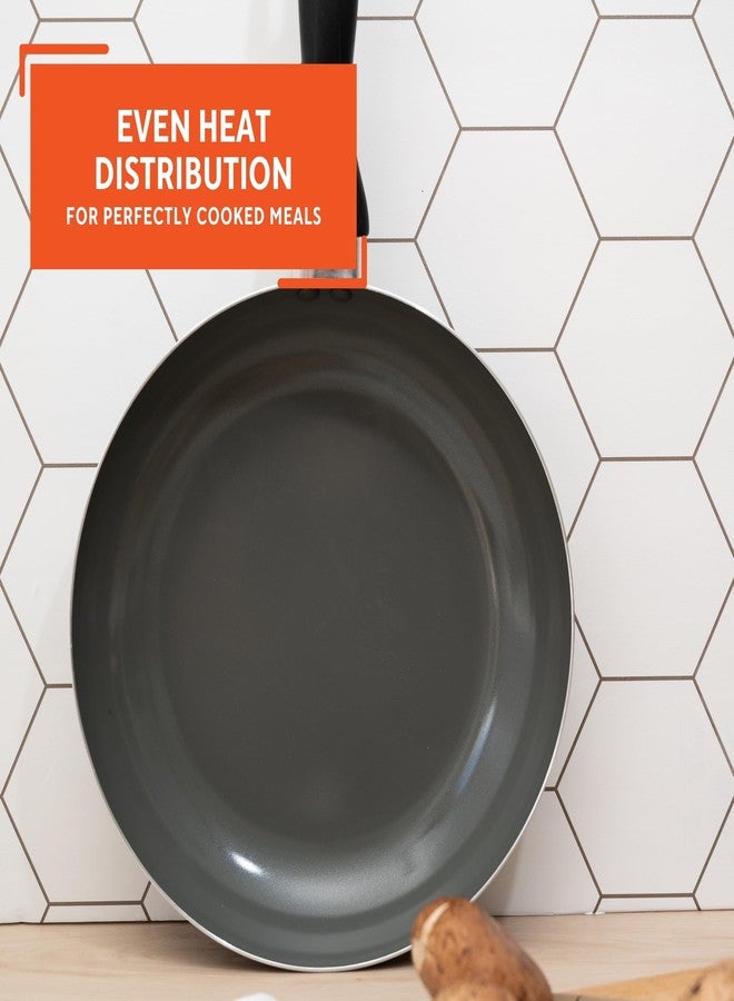 IMUSA 9.5-Inch Ceramic Nonstick Sauté Pan with Lid - Deep Gray Aluminum Skillet with Glass Cover & Cool-Touch Handle - Ideal for Sautéing, Stir-Frying, Steaming, Braising & Searing - Image 5