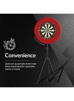 Max Strength Professional Dartboard Tripod Stand Portable Adjustable and Travel-Friendly  - Image 3