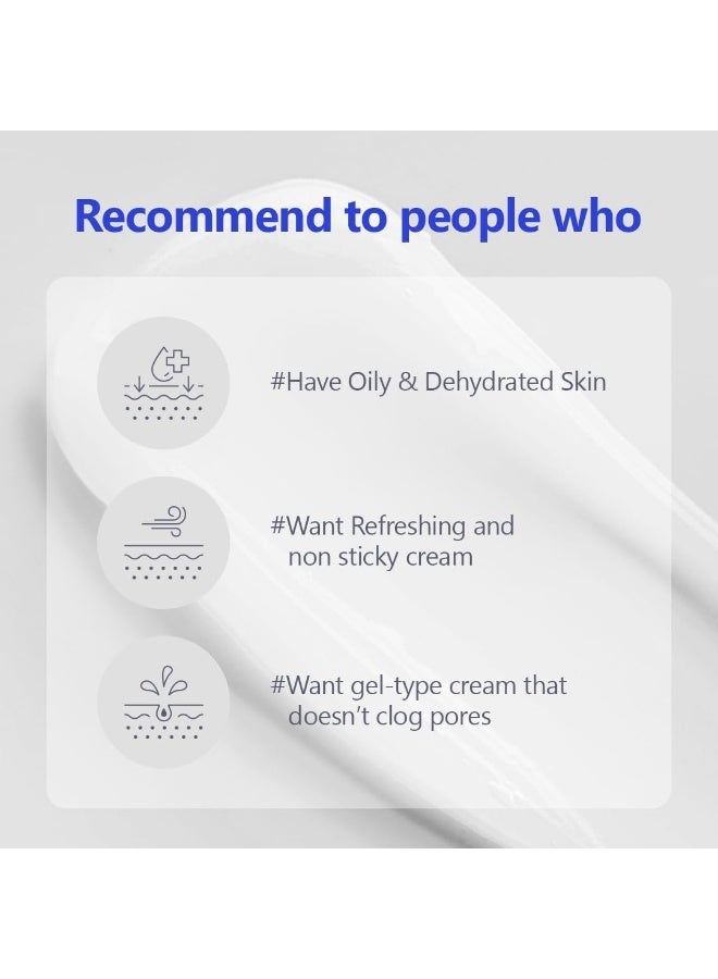 IsNtree Hyaluronic Acid Aqua Gel Cream 2.71 fl.oz. (80ml) Night Cream, Day Cream, Deep Moisturizing, Skin Protection, Sebum Control, Smoothing - Image 5