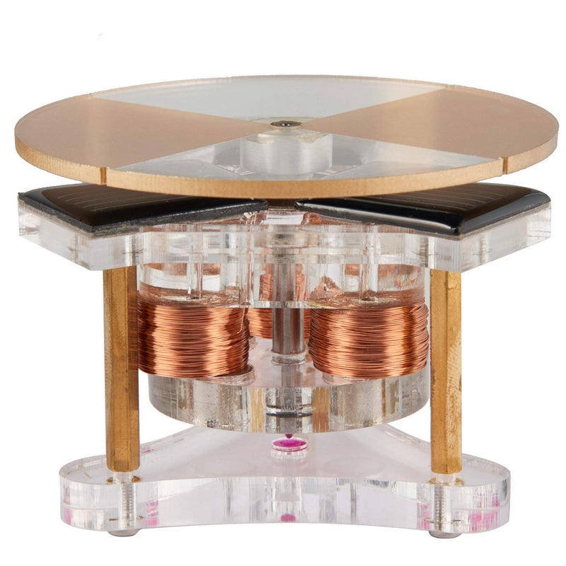 Sunnytech Solar Vertical Disc Shape Mendocino Motor Educational Model Science Physics Toy QZ02 - Image 2