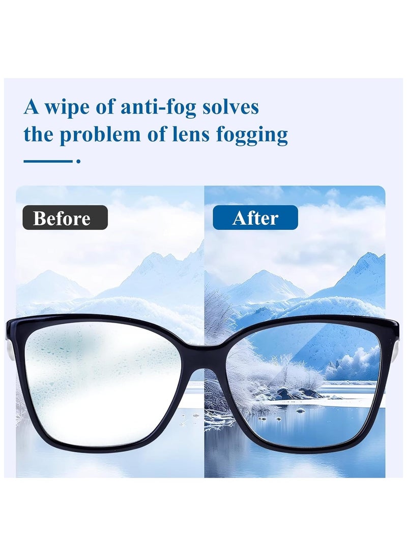 Aura Select Lens Wipes Pre-Moistened Anti-Fog Wipes, Individually Wrapped Lens ,for Glasses,Mobile phone or IPAD,Camera Lens,Optical Lens, Goggles, Wrist Watch Screens (100Pack) - Image 2