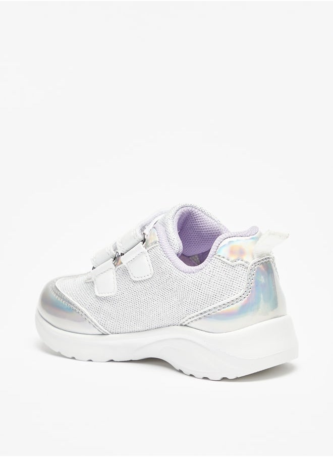 Flora Bella By Shoexpress - Girl's Star Applique Sports Shoes with Hook and Loop Closure - Image 1