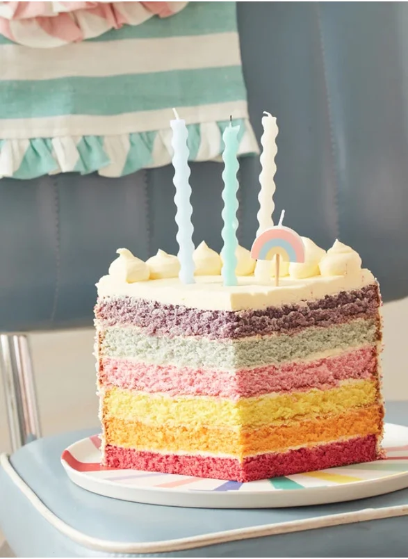 Meri Meri Pastel Wavy Candles