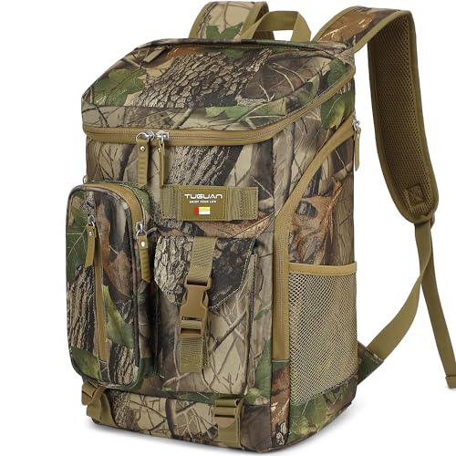 TUGUAN Cooler Backpack 36 Cans Cmao Insulated Leak Proof Lightweight Lunch Backpack for men Work Portable Travel Thermal Bag Compartment Camping Hiking Beach Pincnic Tactical Cooler Backpack for Women - Image 1