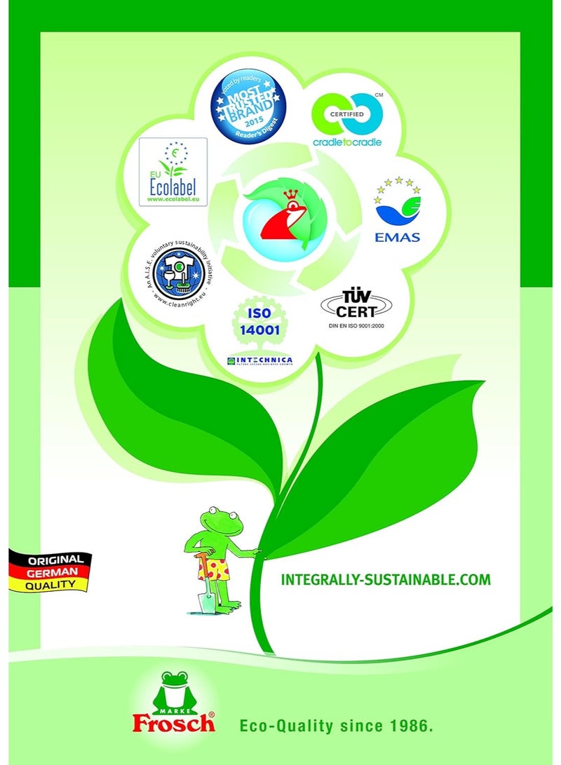 Frosch Dishwashing Gel Baking Soda 500ml - Powerful Grease Removal, Gentle on Hands, Eco-Friendly Cleaning - Image 5