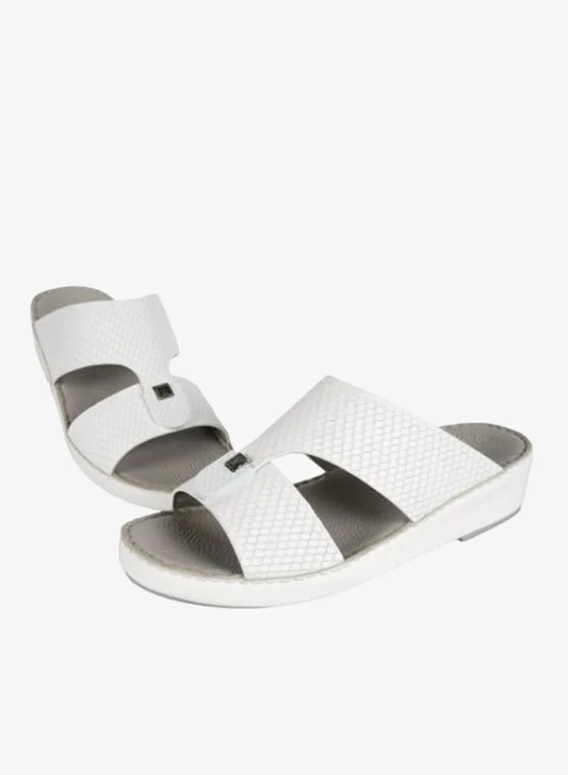 Barjeel Uno White 008-3519 Barjeel Mens Arabic Sandals  B-2024 White for Men | Best Price UAE