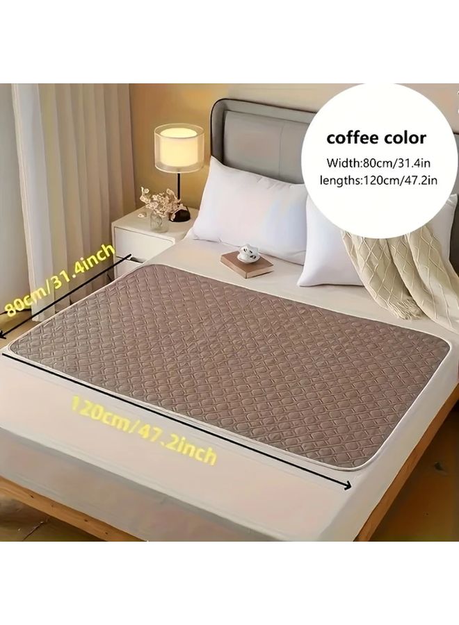 وسادة بول كبيرة قابلة لإعادة الاستخدام باللون الرمادي مقاس 27 × 56 × 35 × 43 بوصة ناعمة ومُنَفِّسة للبالغين والحيوانات الأليفة - Image 5