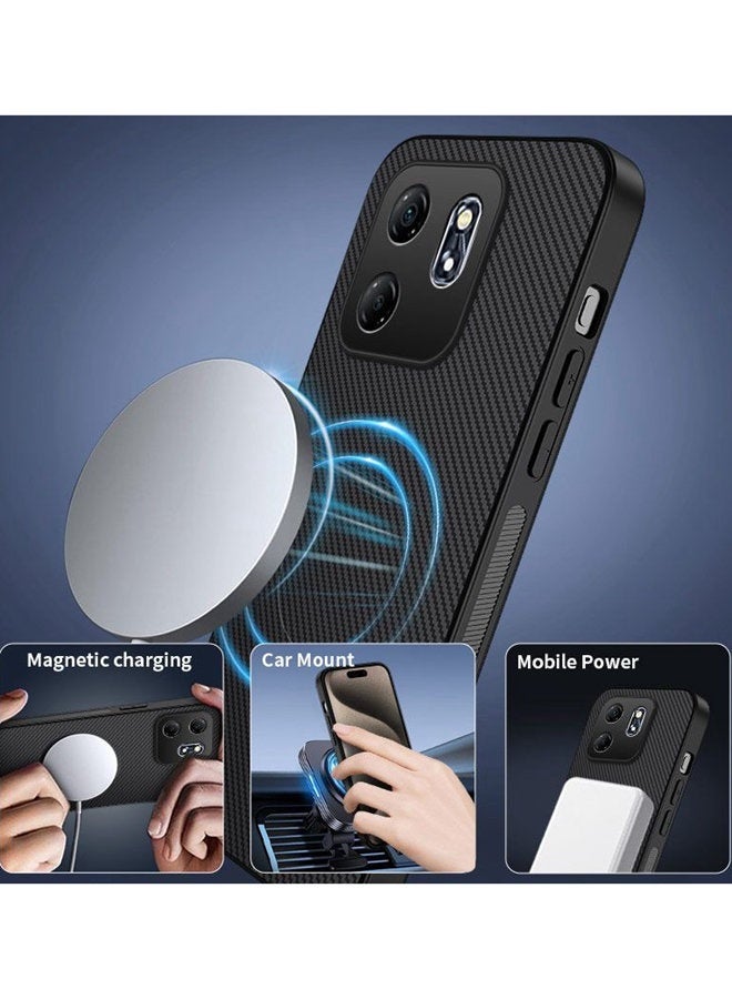 حافظة مغناطيسية لهاتف Oppo Reno 15 Pro 5G ، حافظة فاخرة بنسيج قطني، حماية عدسة الكاميرا المرتفعة، درجة عسكرية، مقاومة للصدمات وعصرية  غطاء Oppo Reno 15 Pro ، ملمس مريح - Image 4