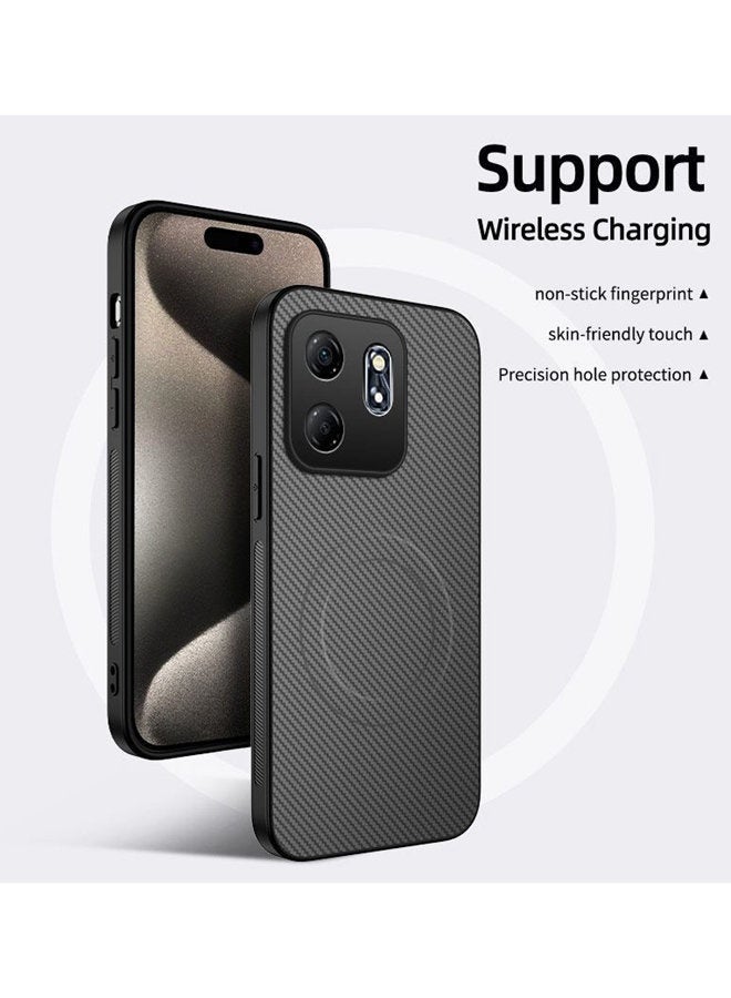 حافظة مغناطيسية لهاتف Oppo Reno 15 Pro 5G ، حافظة فاخرة بنسيج قطني، حماية عدسة الكاميرا المرتفعة، درجة عسكرية، مقاومة للصدمات وعصرية  غطاء Oppo Reno 15 Pro ، ملمس مريح - Image 2