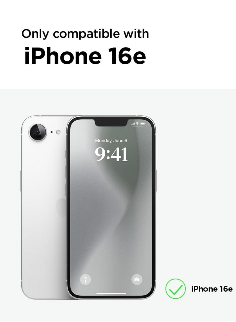 BORTONY iPhone 16e Case Cover Premium Silicone with Soft Microfiber Lining Anti-Scratch Shockproof Protective Phone Cover for iPhone 16e 6.1-inch - Image 2