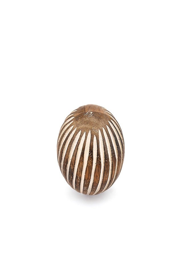 Kimona Decorative Ball Mango Wood Round Balls Set of 3 - Coffee Table Centerpiece Home Décor Living Room, Bedroom, Kitchen (3" x 3" x 3") - Image 4