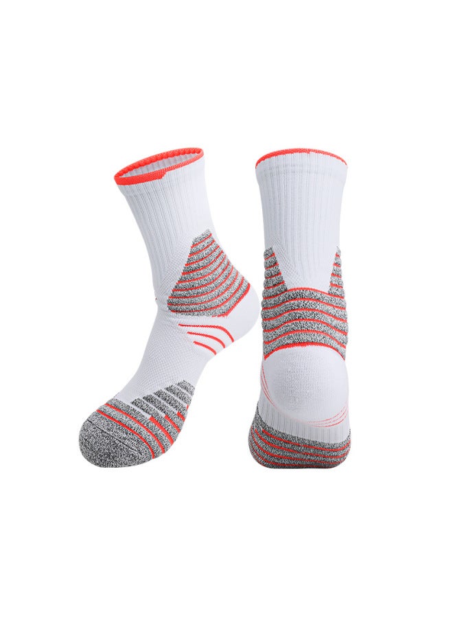 Long Tube Thickened Towel Bottom Combat Basketball Socks Stockings Men's Children's Sweat-absorbent Sports Socks Men's Sports Socks
