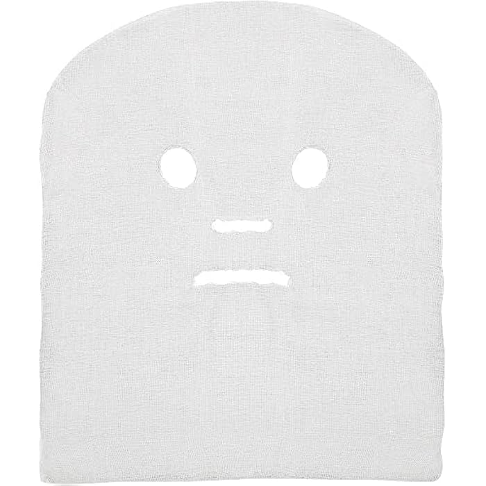 ForPro Professional Collection Precut Gauze Facial Mask, 100% Cotton Gauze, for High Frequency Facial Treatments and Masks, 100-Count - Image 2
