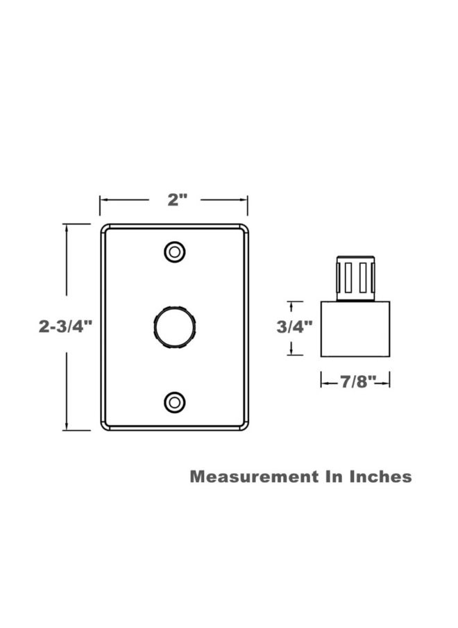 Generic - 12V 5A DC Light Dimmer Switch, Rotary PWM Dimming Controller for RV, Boat, Truck LED Lights, Compatible with Halogen, Incandescent, Strip Lights - Image 1