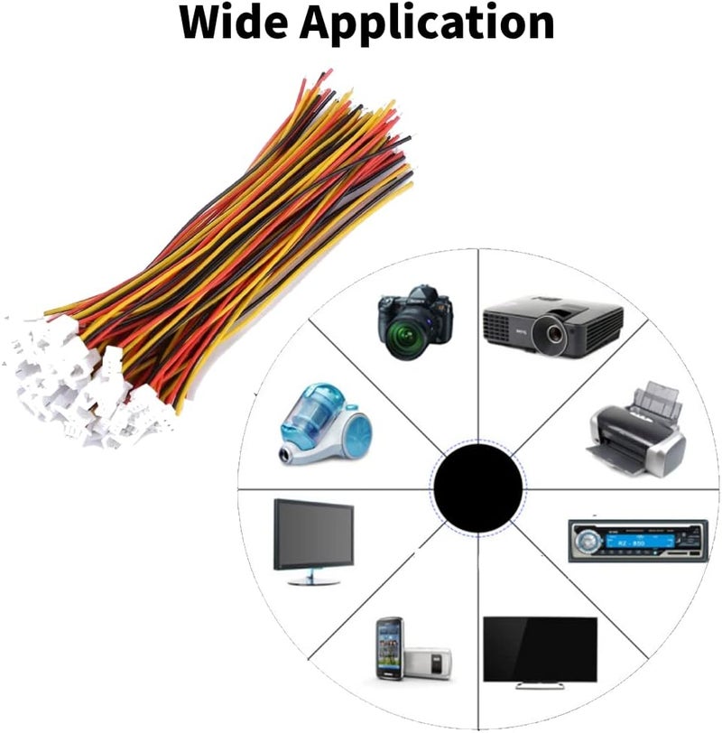 20 Sets/Pack Micro JST 1.25MM 2 Pin/3 Pin Male and Female Connector Plug for Household Appliances(3 pin: Set of male and female) - Image 5