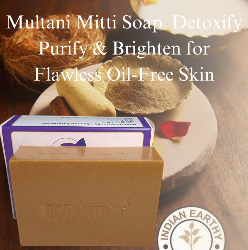 BOTANTICA Multani Mitti Luxury Handmade Soap for All Skin - Image 4
