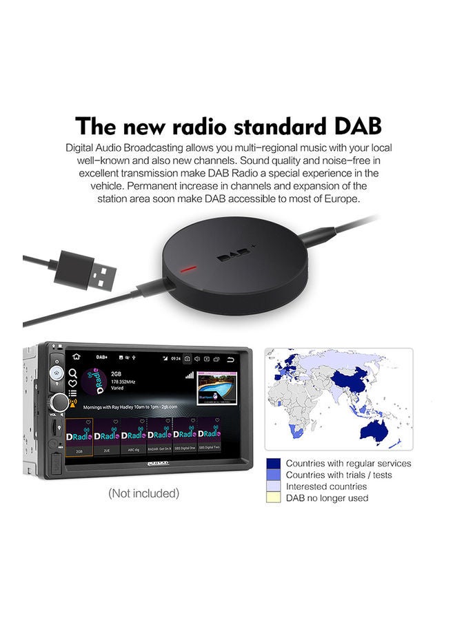 Digital Audio Broadcasting Receiver Box V6370R-V Red - Image 3