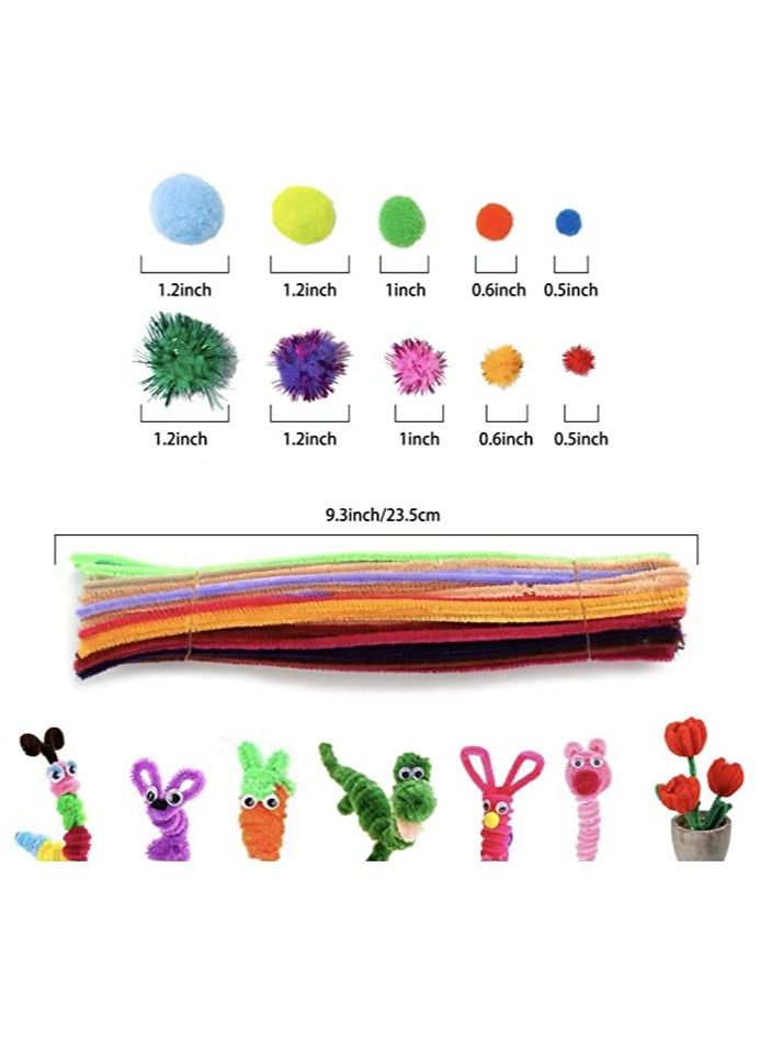 عام مجموعة مكونة من 1358 قطعة للأطفال من لوازم فن الحرف اليدوية الكل في واحد - Image 3