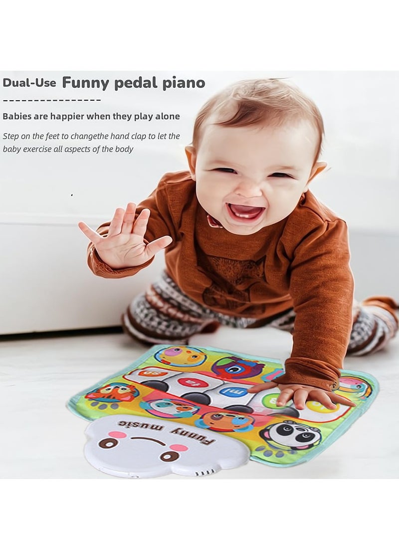 XiuWoo 4-in-1 Baby Activity Center, Adjustable Height Baby Jumper, Learning Desk, 360° Rotating Kide Play Table, Baby Feeding Table, Babies Bouncer, Baby Walkers with Interactive Education Toys, Musical Pad  - Image 4