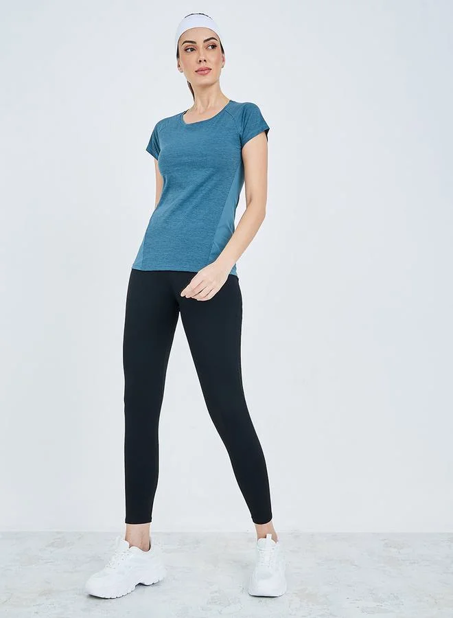 Styli Melange Front Panel & Perforated Back Panel Top