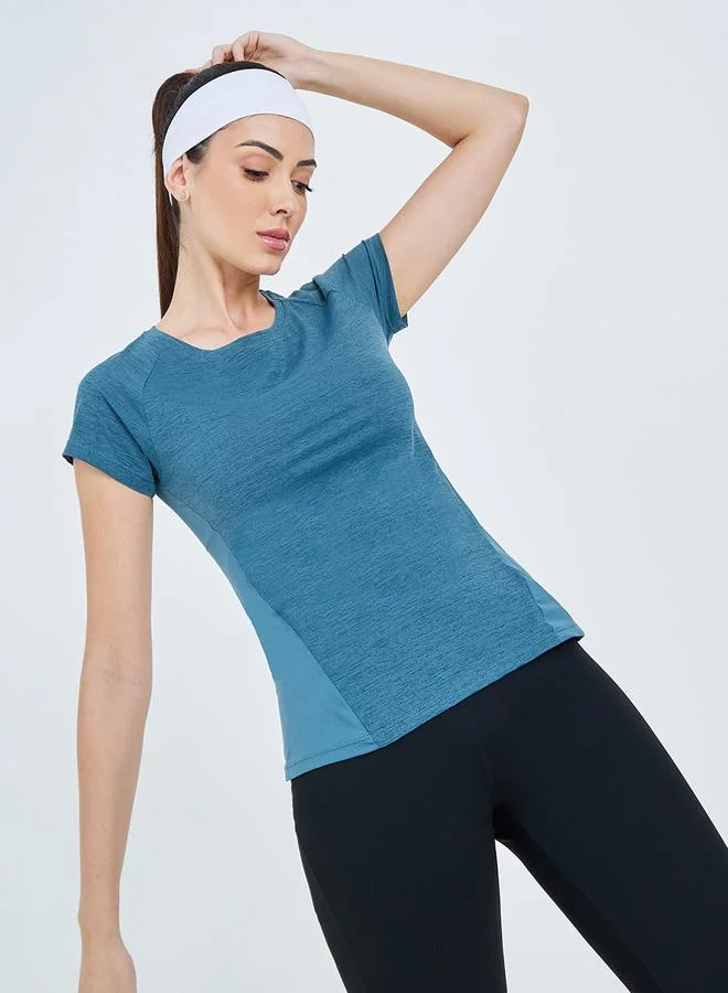 Styli Melange Front Panel & Perforated Back Panel Top