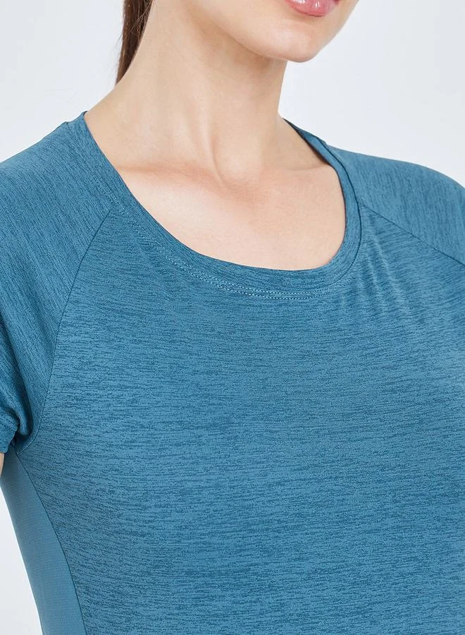 Styli Melange Front Panel & Perforated Back Panel Top