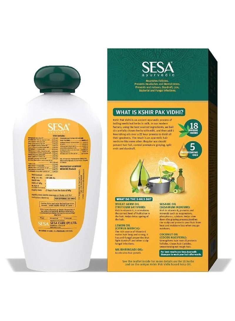 SESA HAIR OIL 200ML Ayurvedic - Image 2