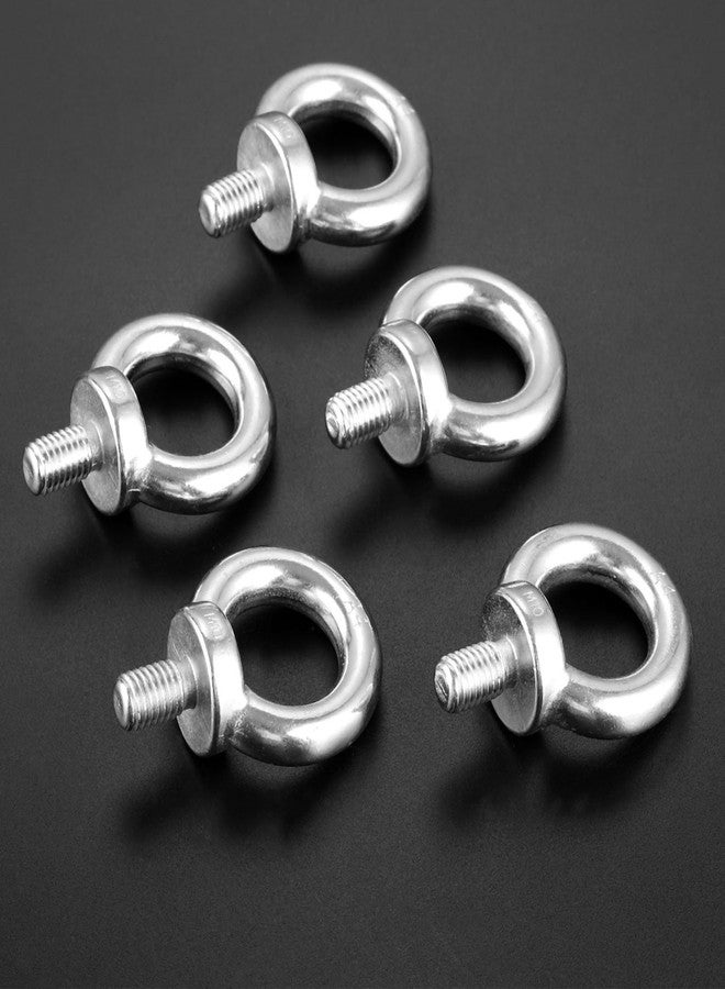 Yetaha 5 Pcs M10 316 Machinery Shoulder Grade Stainless Steel Lifting Ring Eye Bolt Nuts Screws Bolts - Image 3