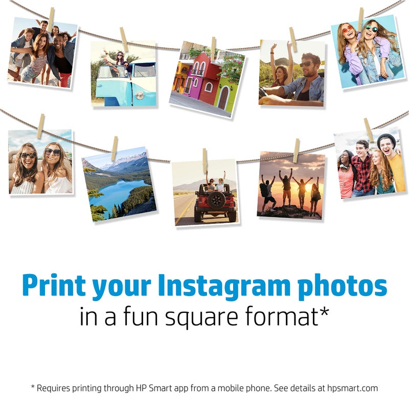 HP Advanced Photo Paper  Glossy  5x5 in  20 sheets (49V50A) White - Image 3