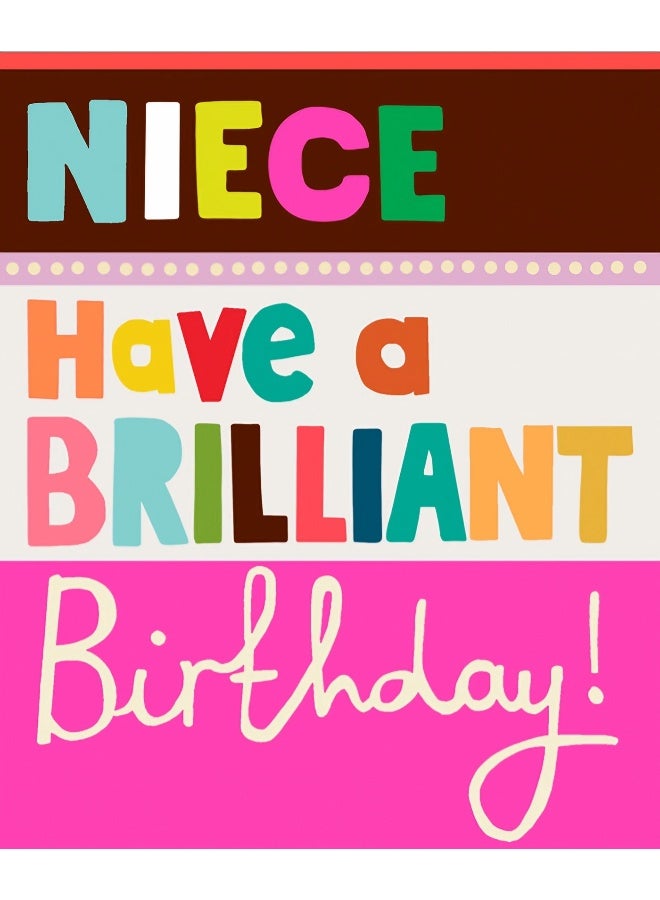 UK Greetings Niece Have A Brilliant Birthday! Card
